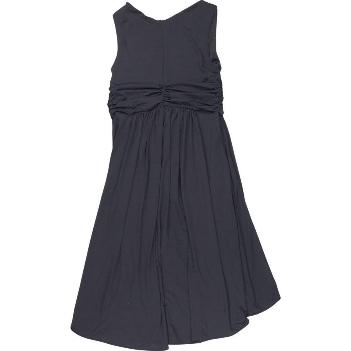 Ripe Black Polyester Ruched Midi Dress