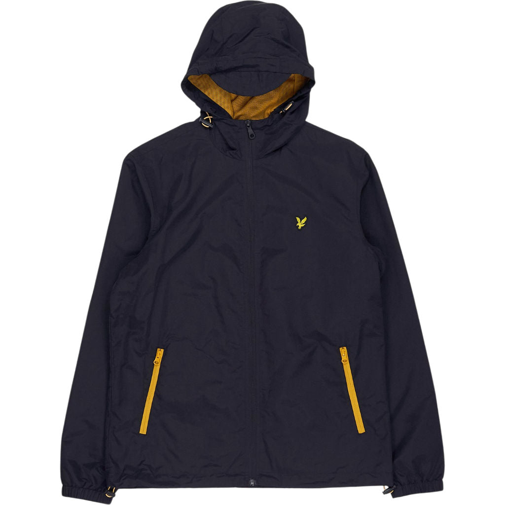 Lyle & Scott Black Mesh Lined Zip Jacket