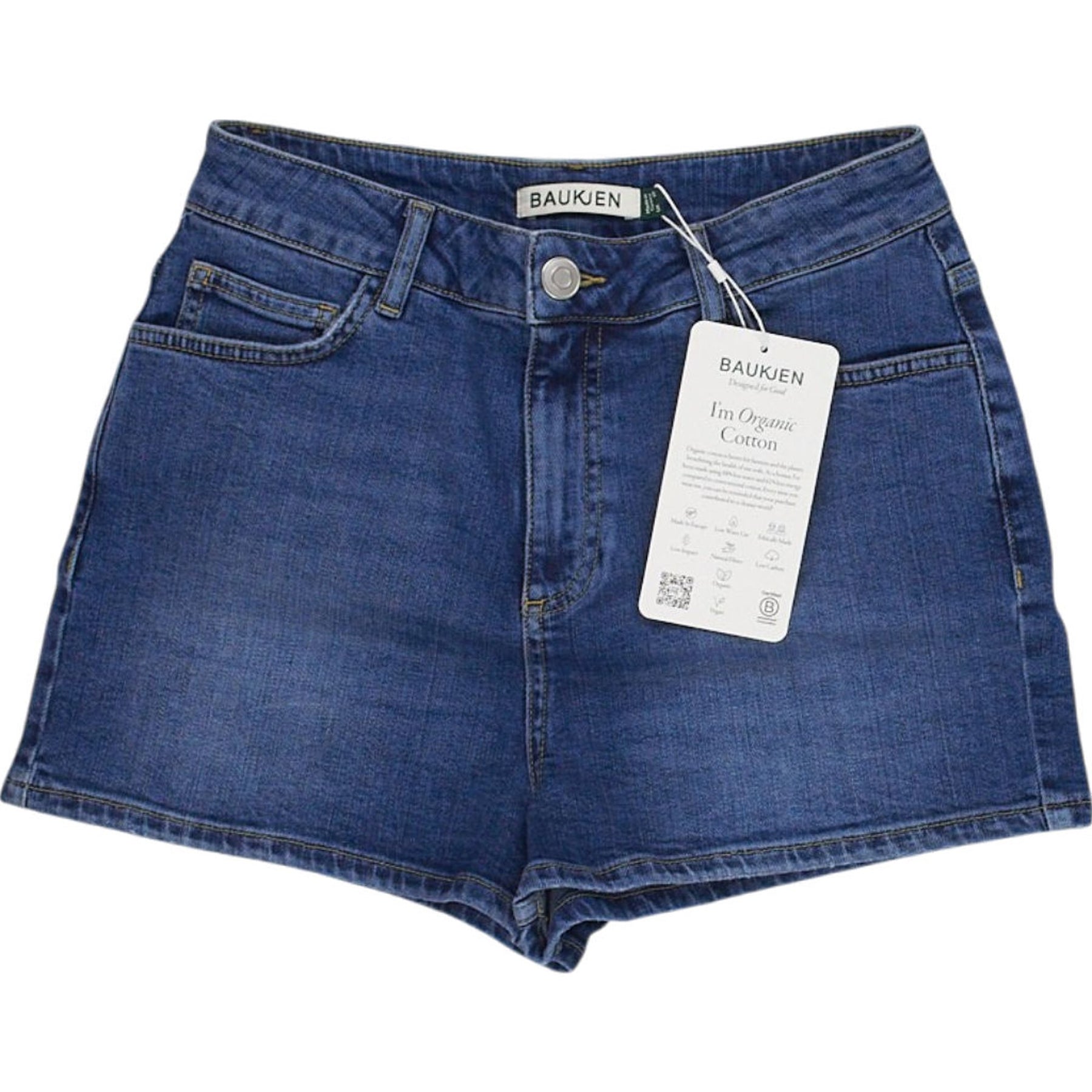 Baukjen Indigo Denim Shorts