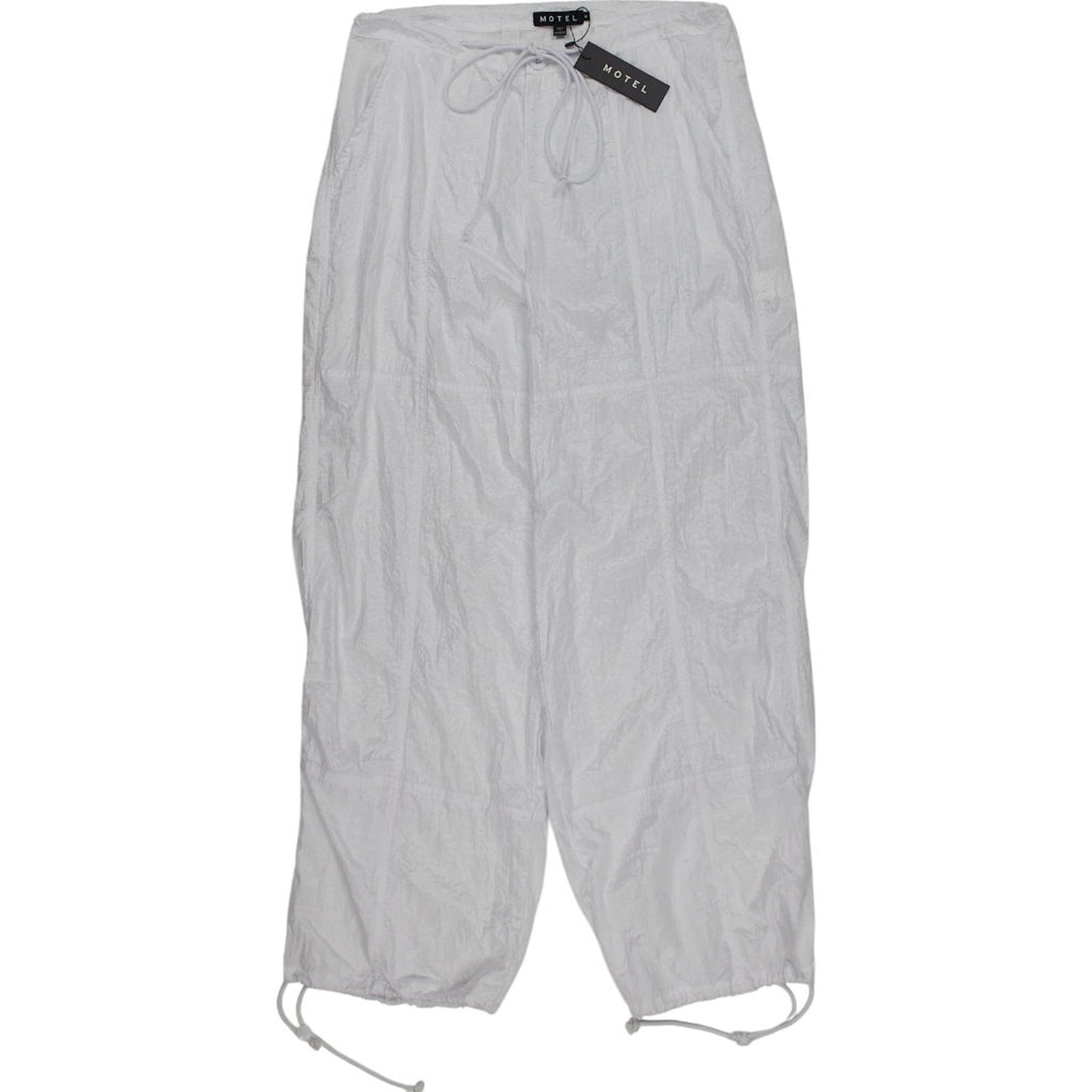 Motel White Drawstring Pants