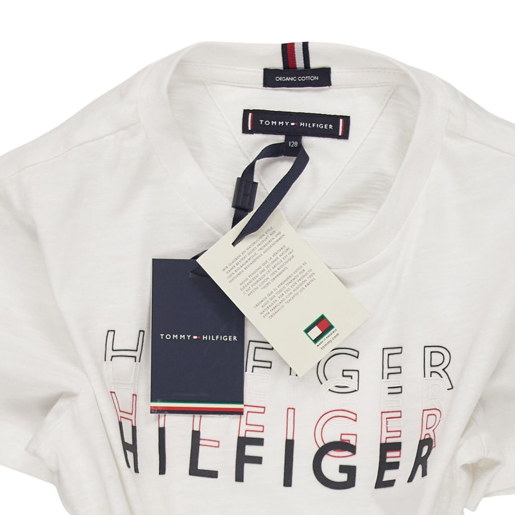 Tommy Hilfiger White Organic Cotton T-Shirt