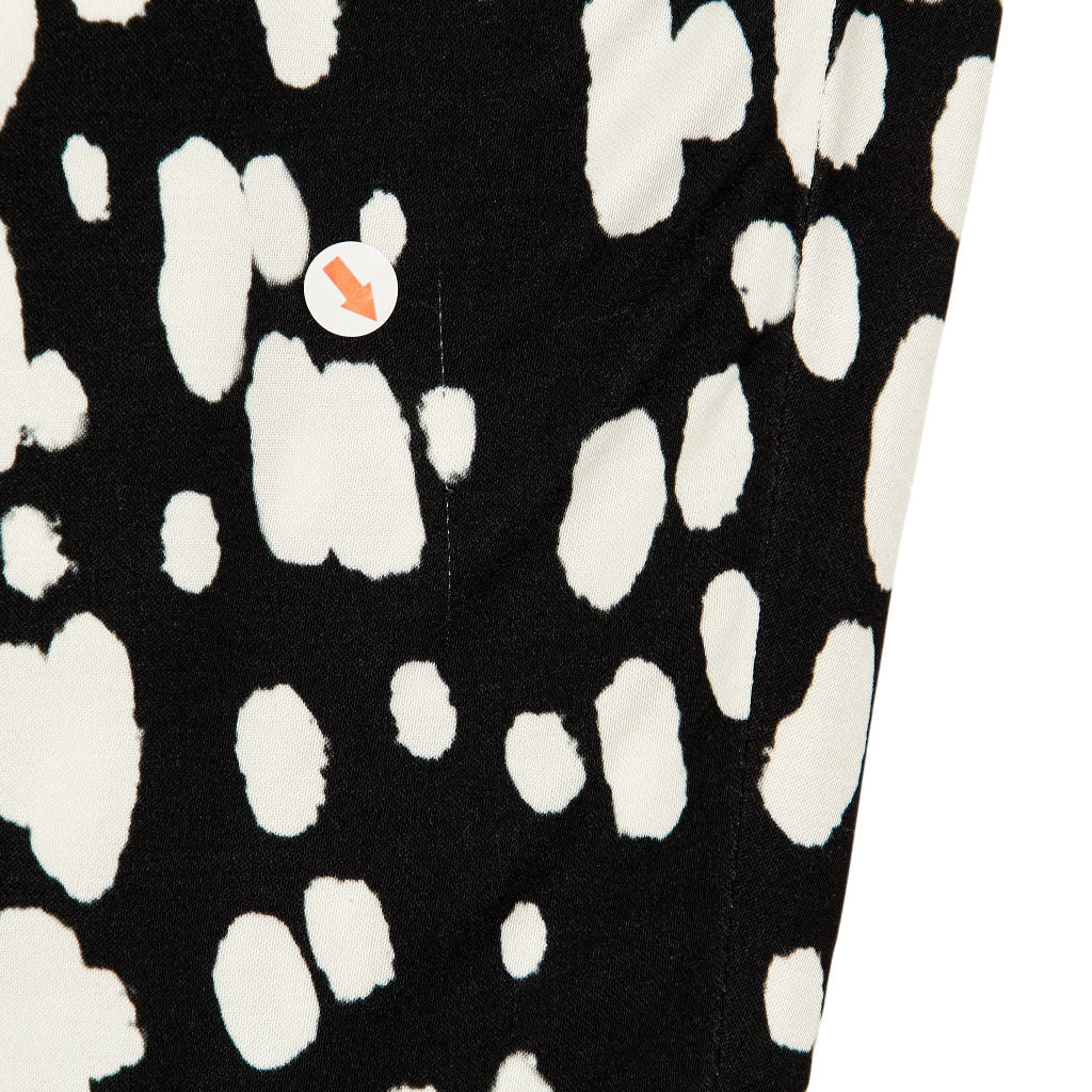 Mother of Pearl Black White Patterned Trousers