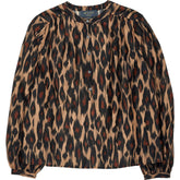 Wyse Animal Print Blouse 1, UK 8