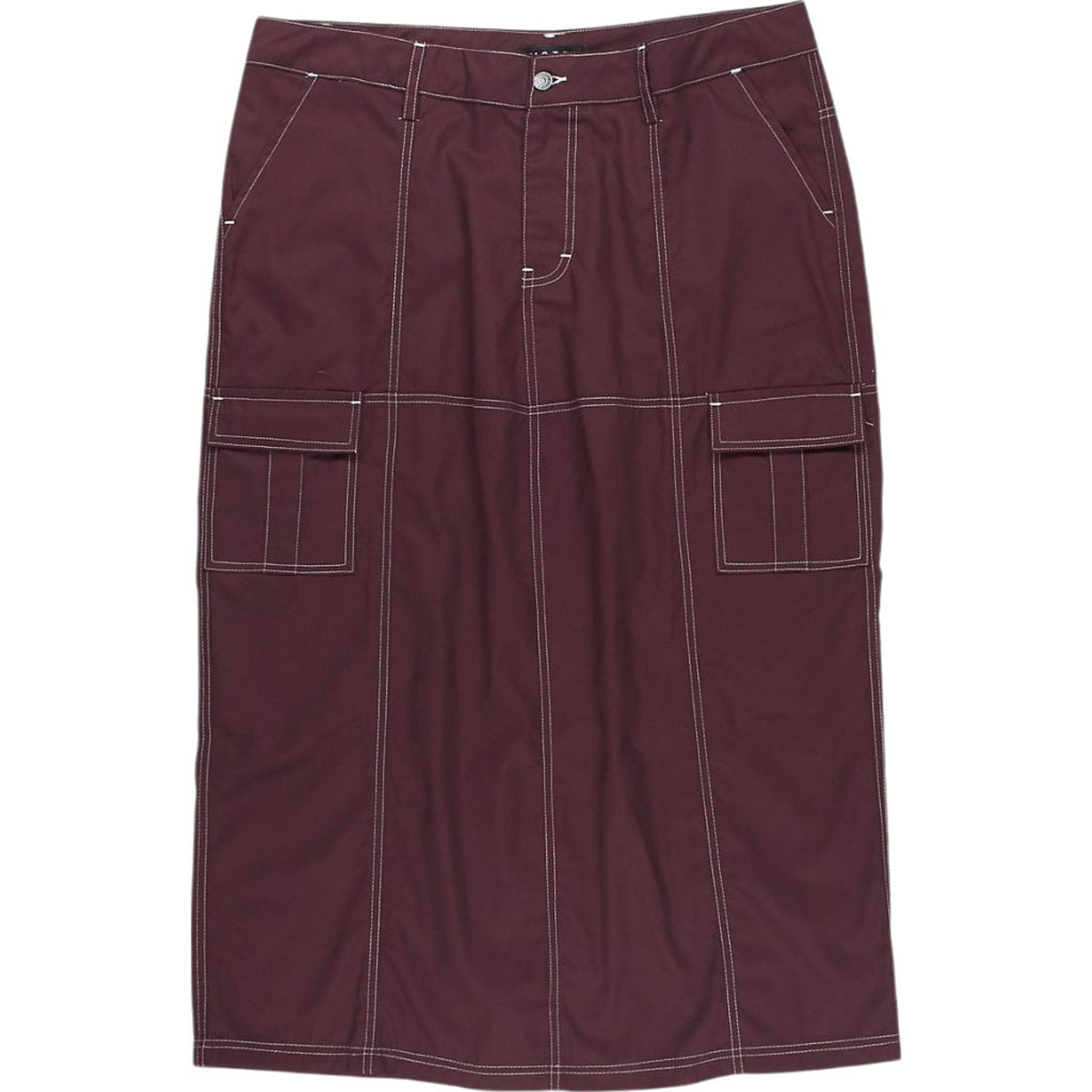 Motel Redwood Wigy Skirt Burgundy