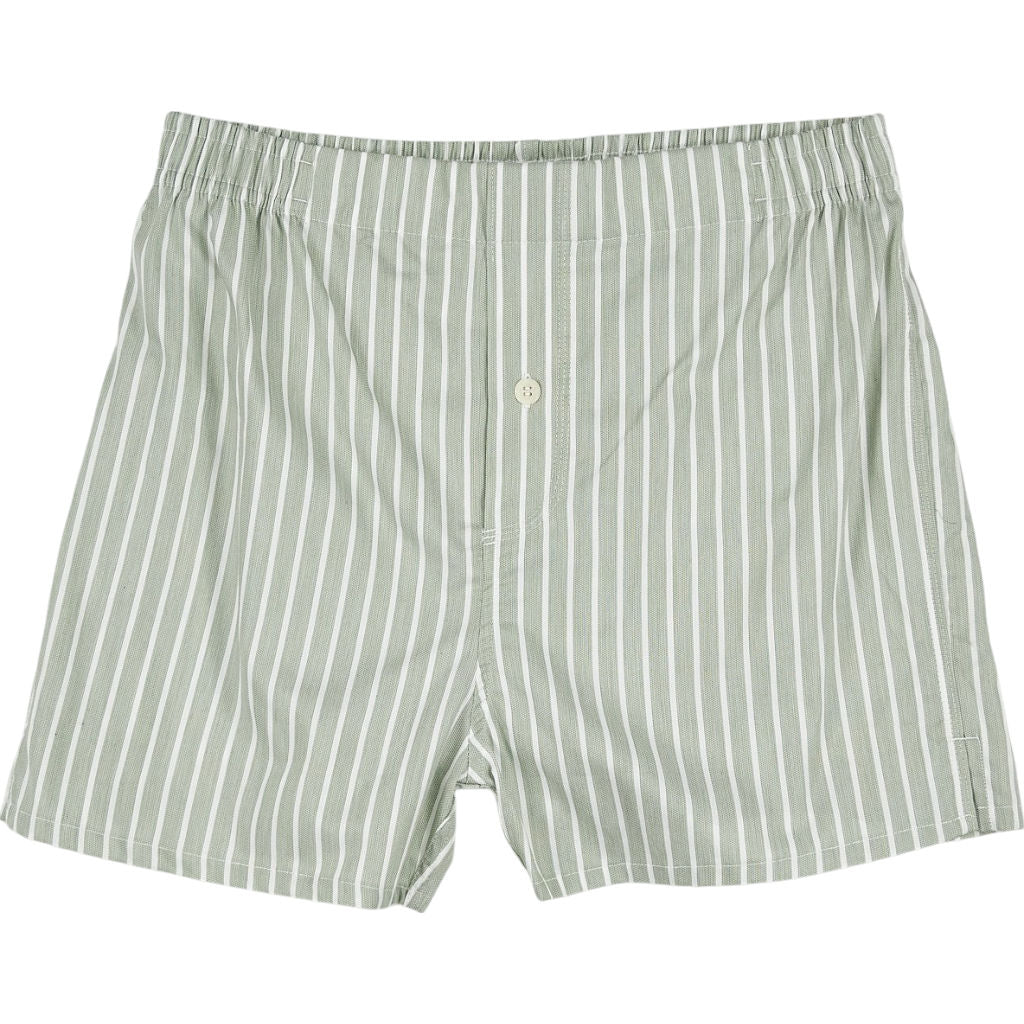 Hamilton + Hare Green Striped Shorts (1 PACK)