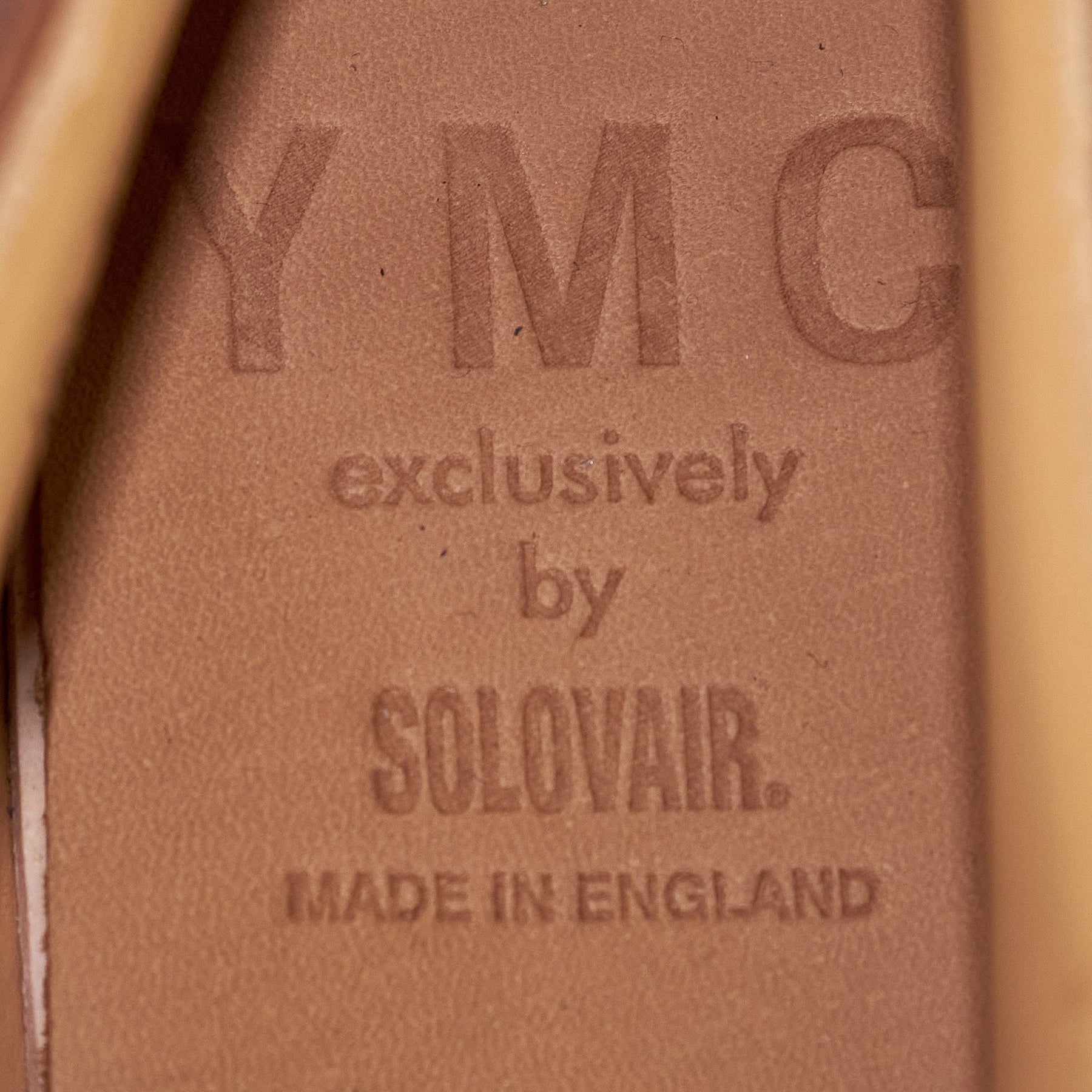YMC Brown Leather Platform Shoes