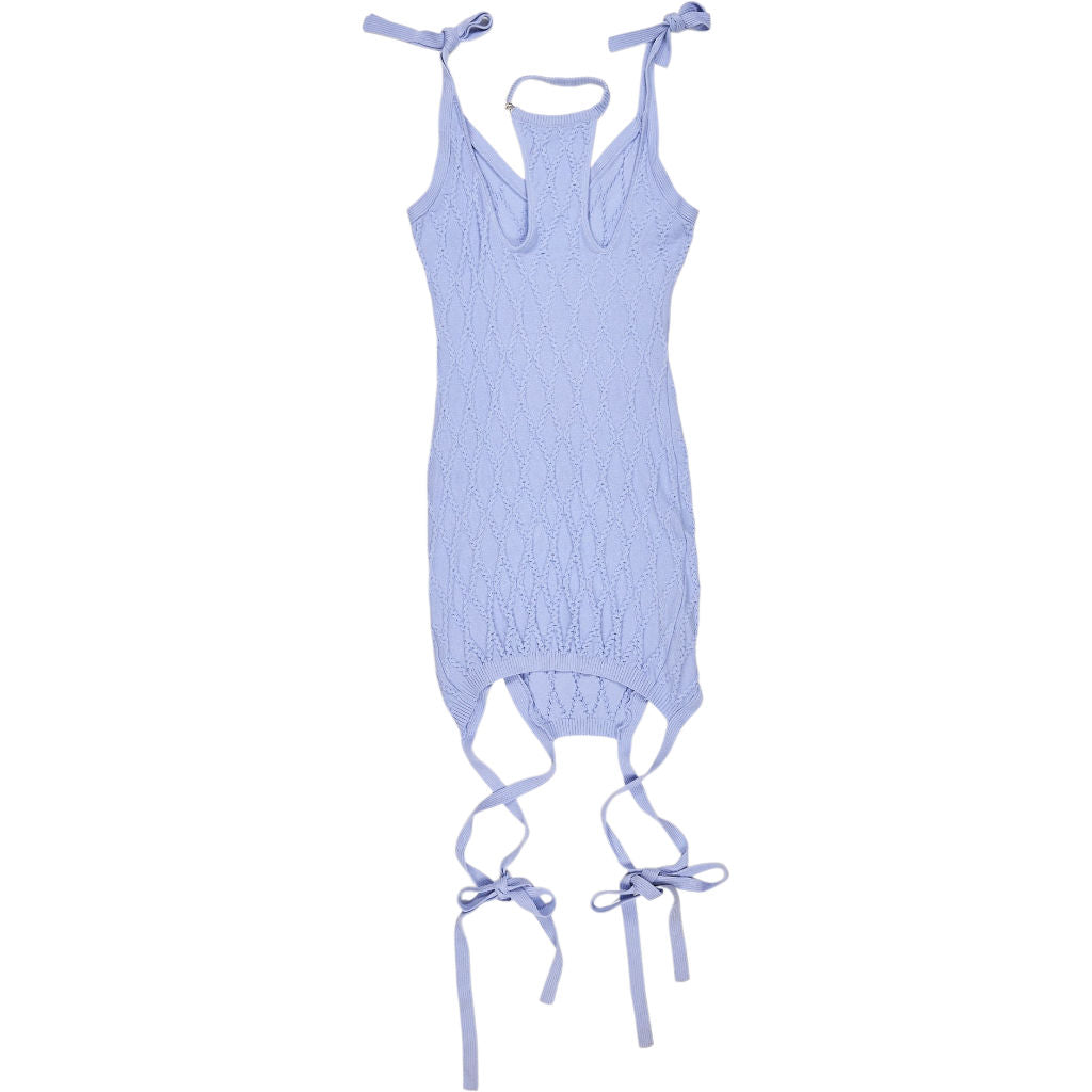 SRVC Blue Knitted Dress