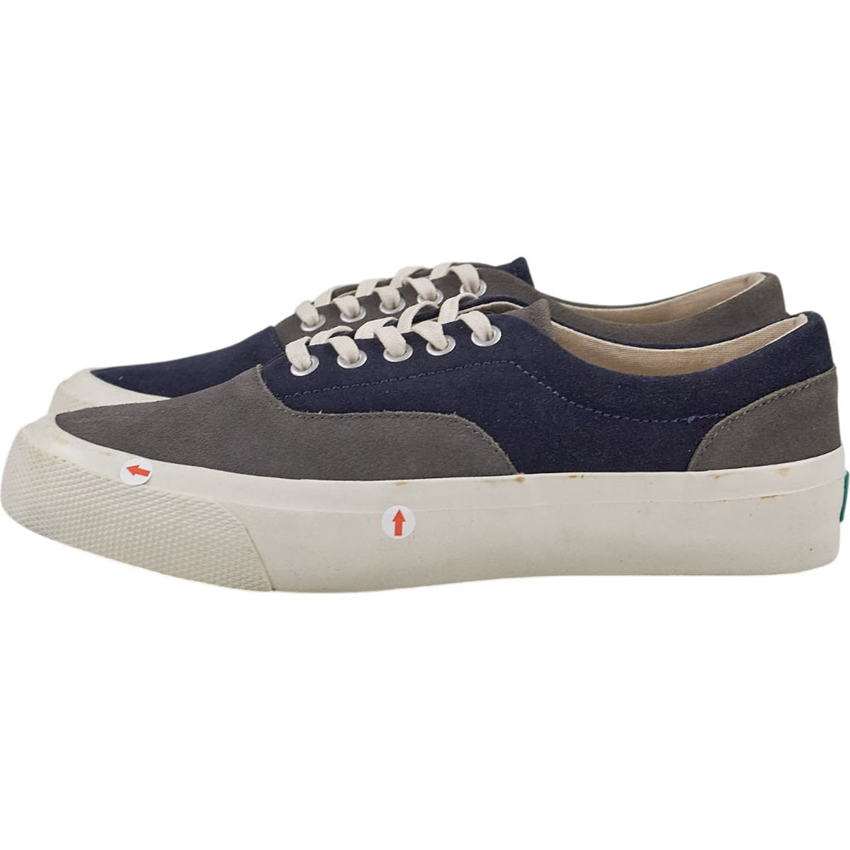YMC Navy & Grey Suede Trainers