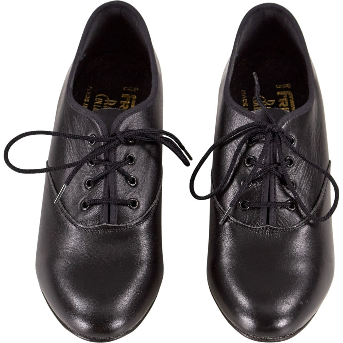 Freed Black Leather Oxford Shoes