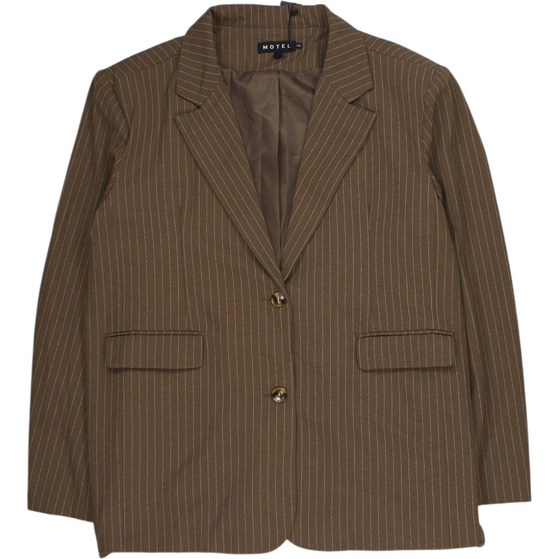 Motel Brown Pinstripe Marva Blazer