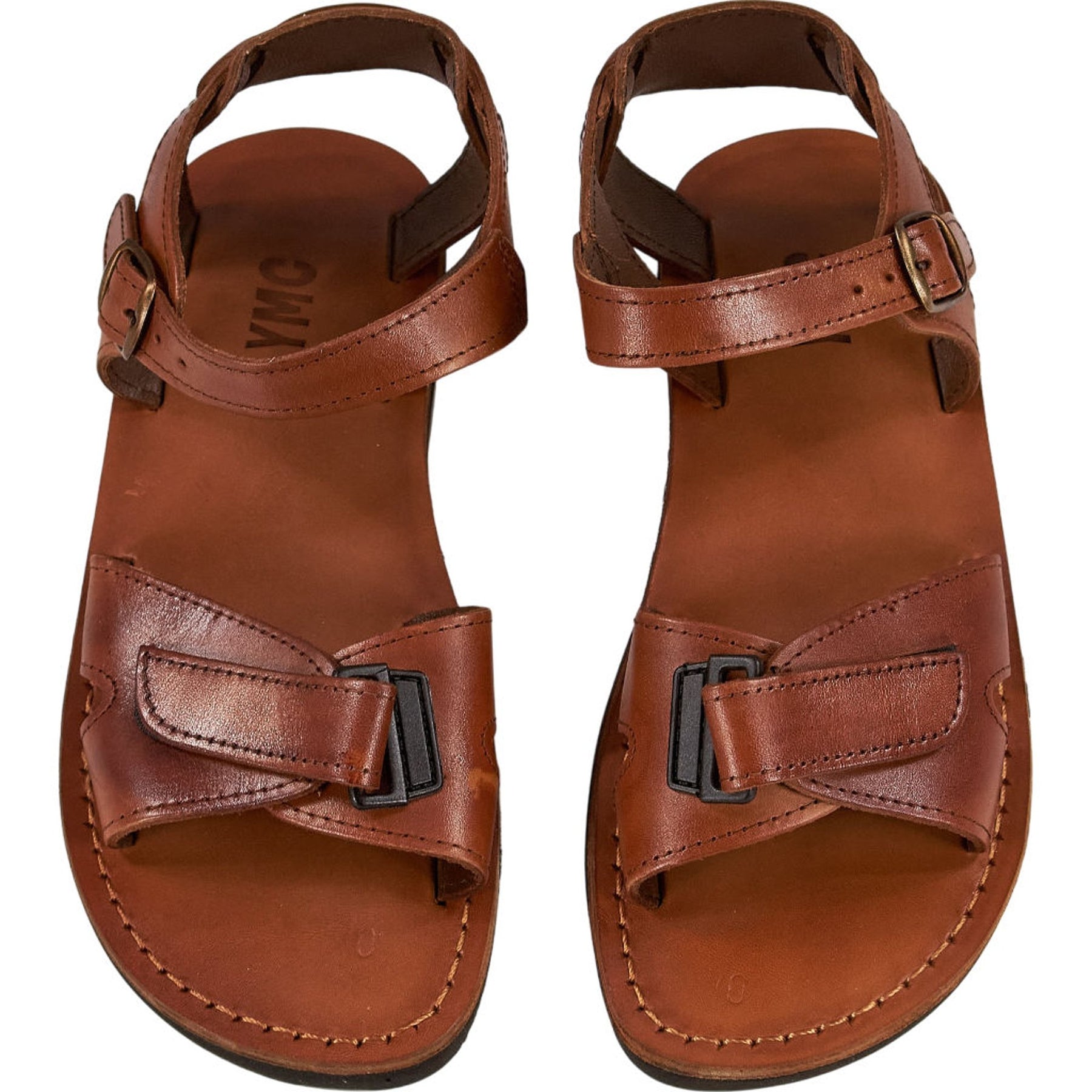 YMC Brown Leather Sandals