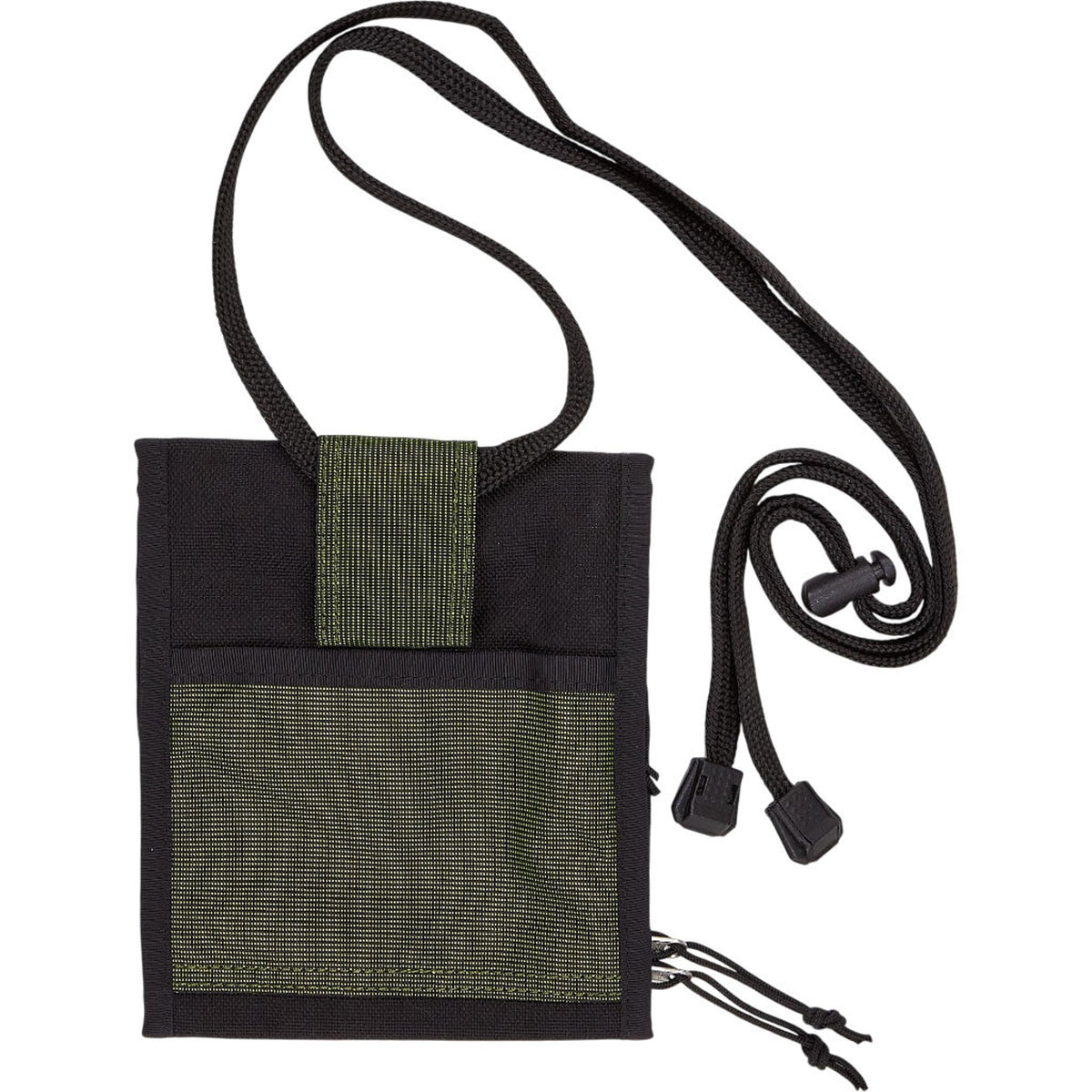 Patta Hi-Vis Green Neck Wallet