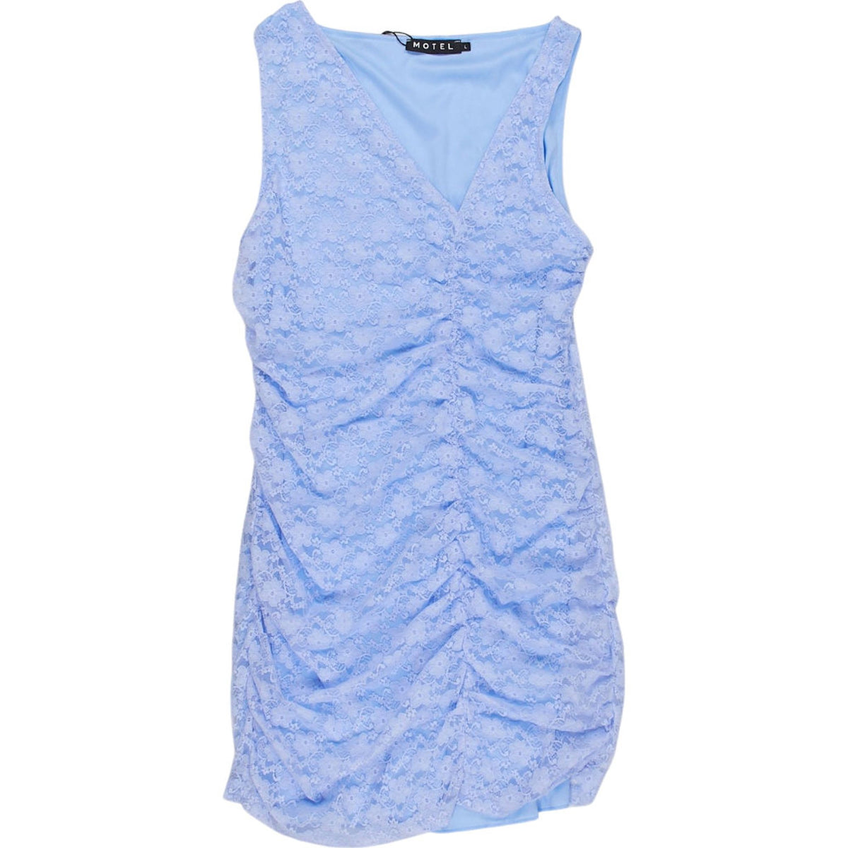 Motel Blue Lace Dress