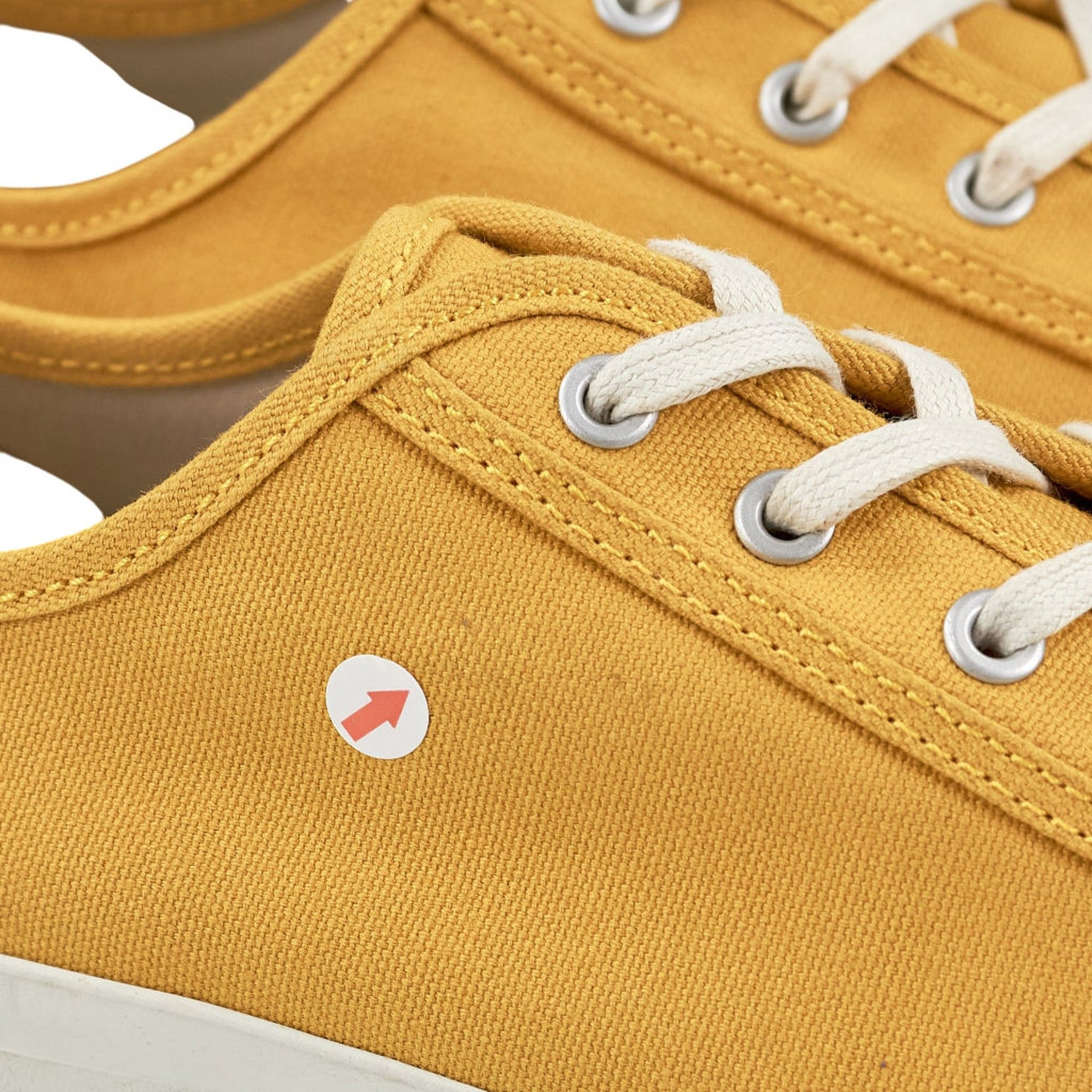 YMC Yellow Canvas Trainers
