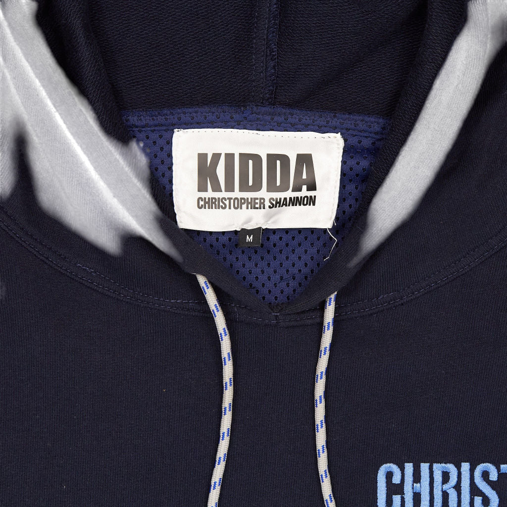 Kidda Christopher Shannon Navy Hoodie