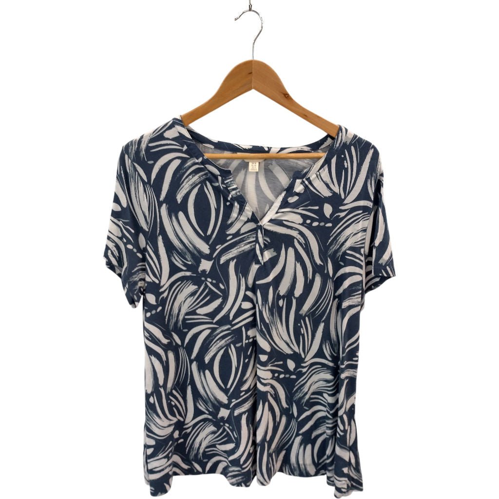 Seasalt Cornwall Navy Printed Risso Top