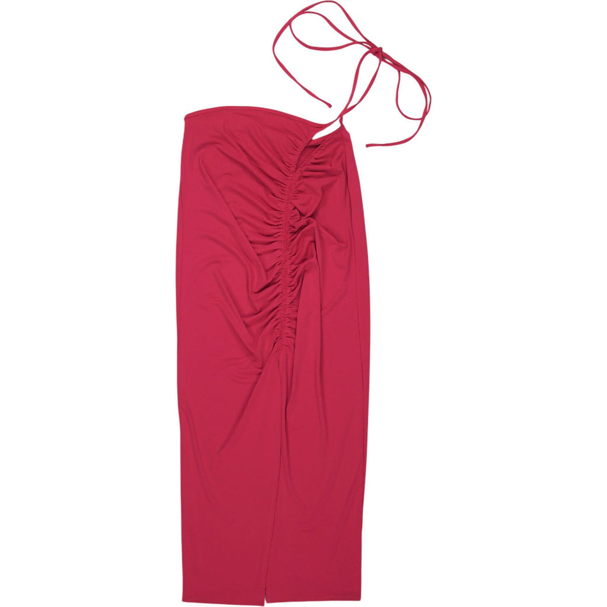 Self-Portrait Pink Gathered Midi Skirt