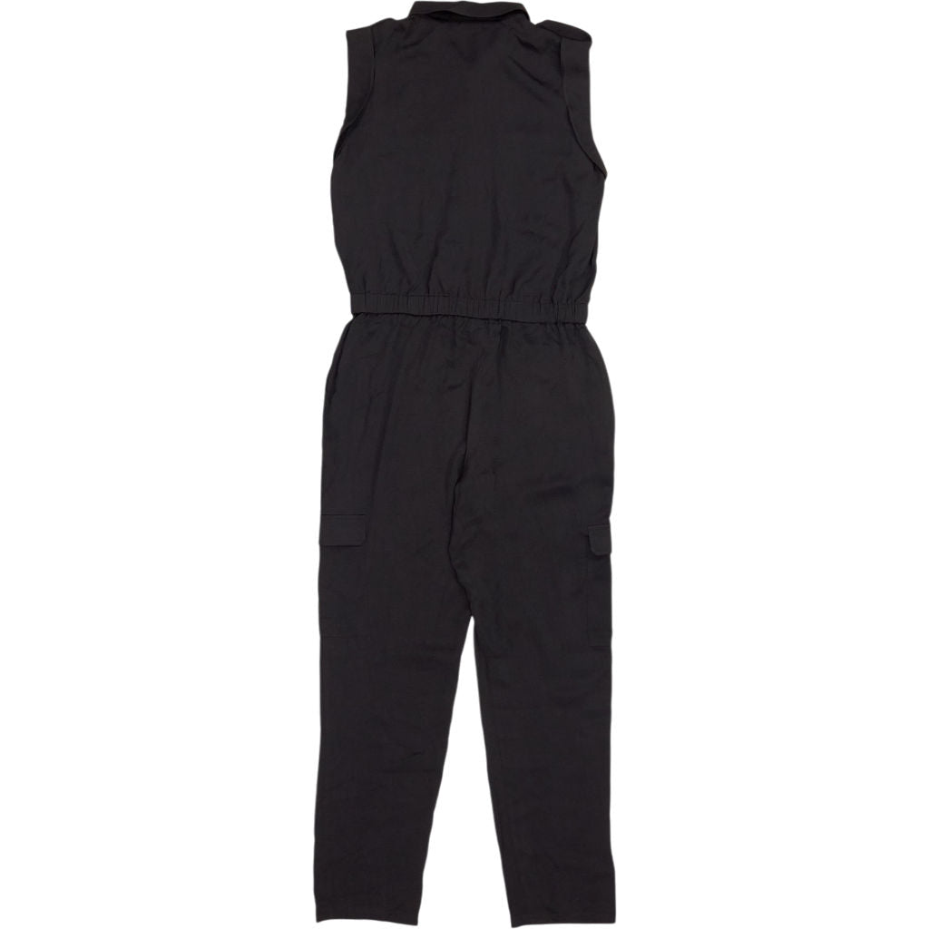 Hush Black Sleeveless Utility Jumpsuit