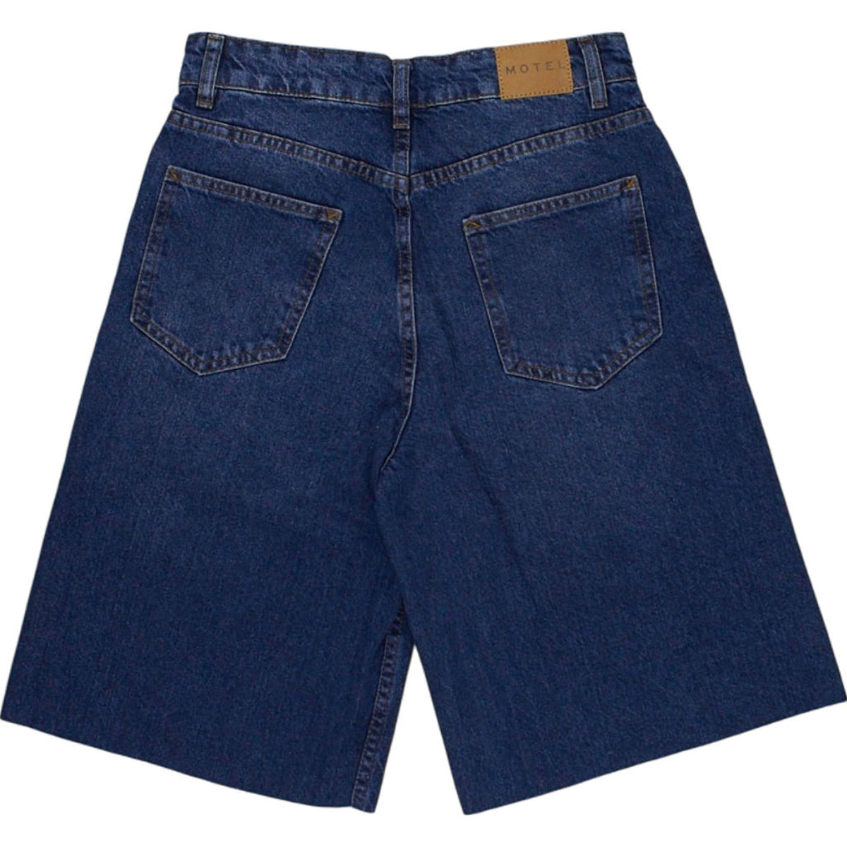 Motel Blue Denim Mid Rise Jorts