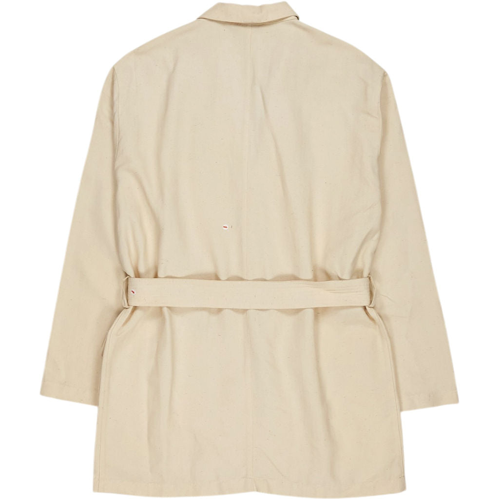 Guy Laroche Cream Silk Belted Jacket