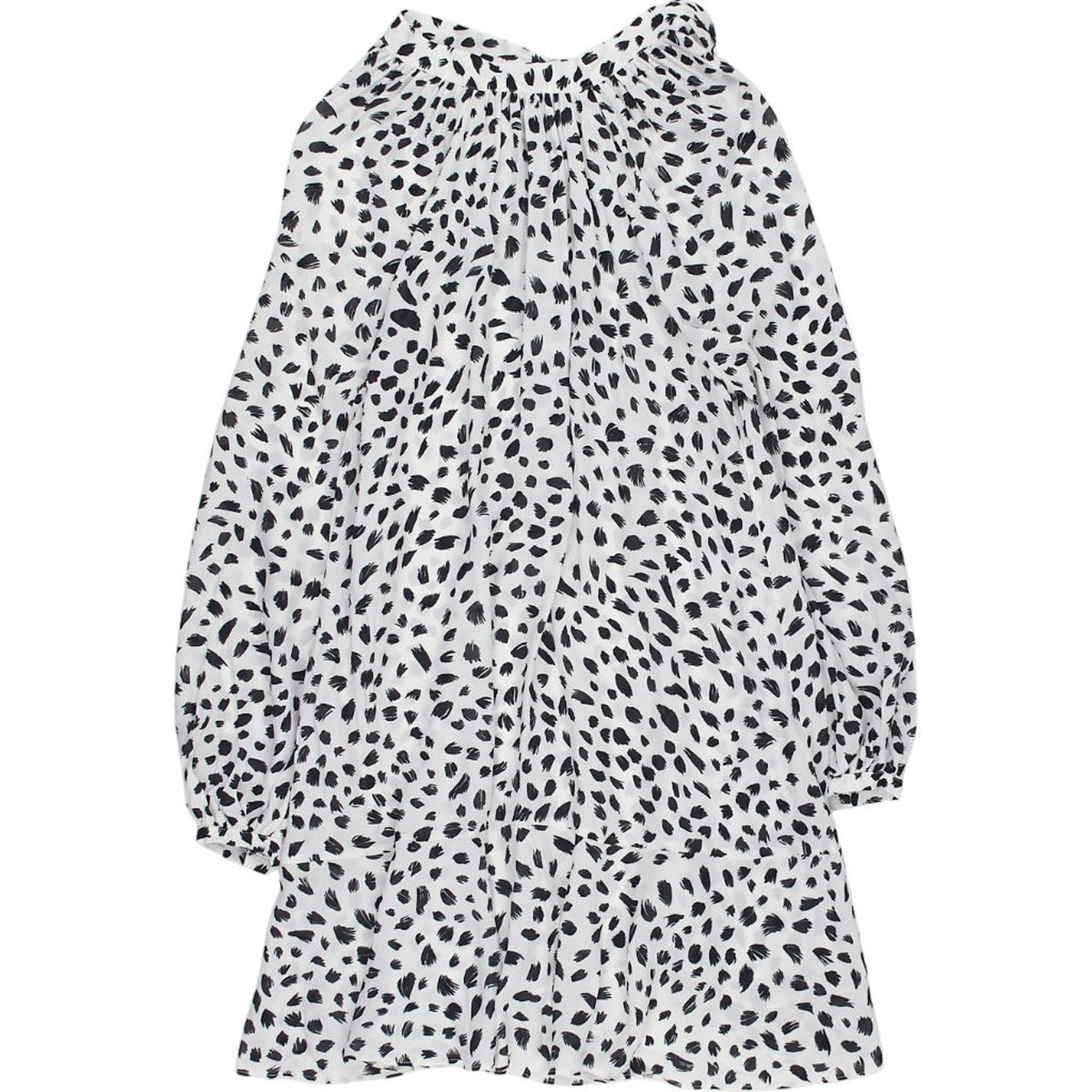 OMNES Black White Patterned Dress