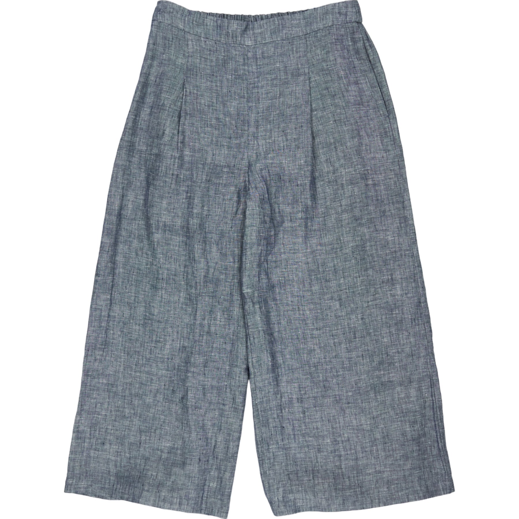 NRBY Blue Linen Culottes Trousers