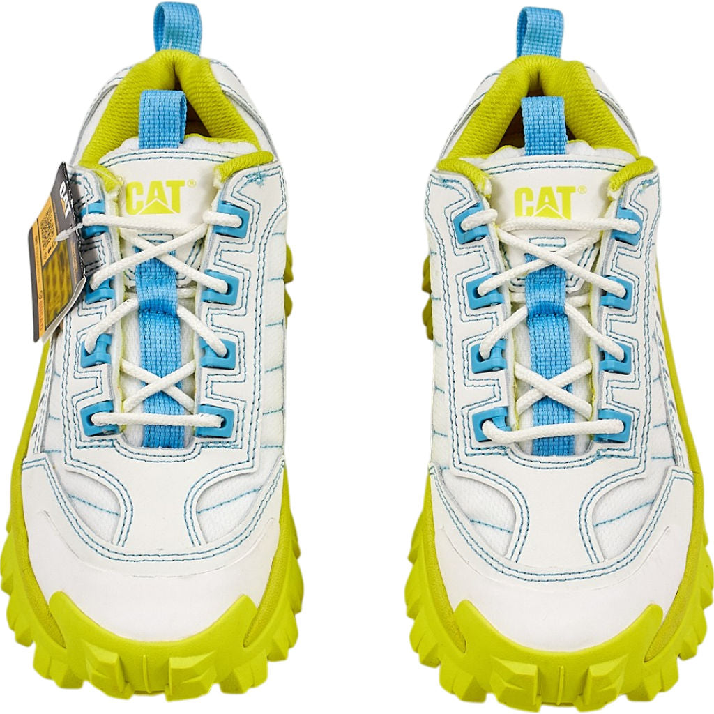CAT White Blue Trainers