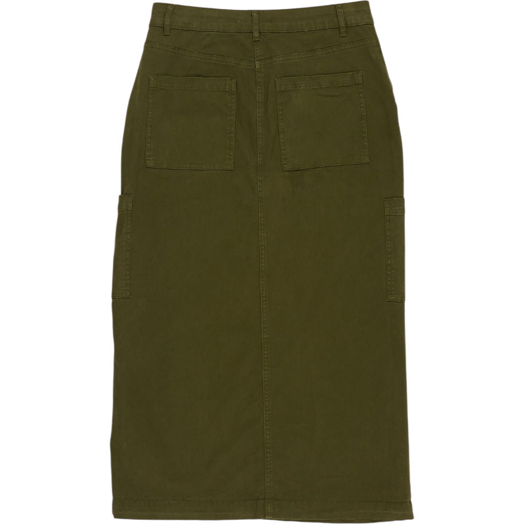 Baukjen Dark Olive Irma Skirt