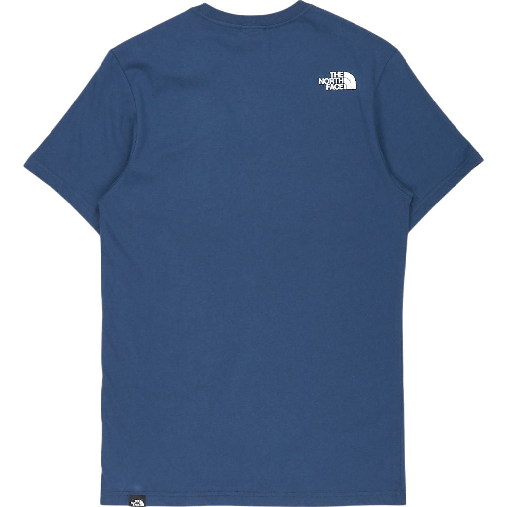 The North Face Blue M Cover Box SS Tee
