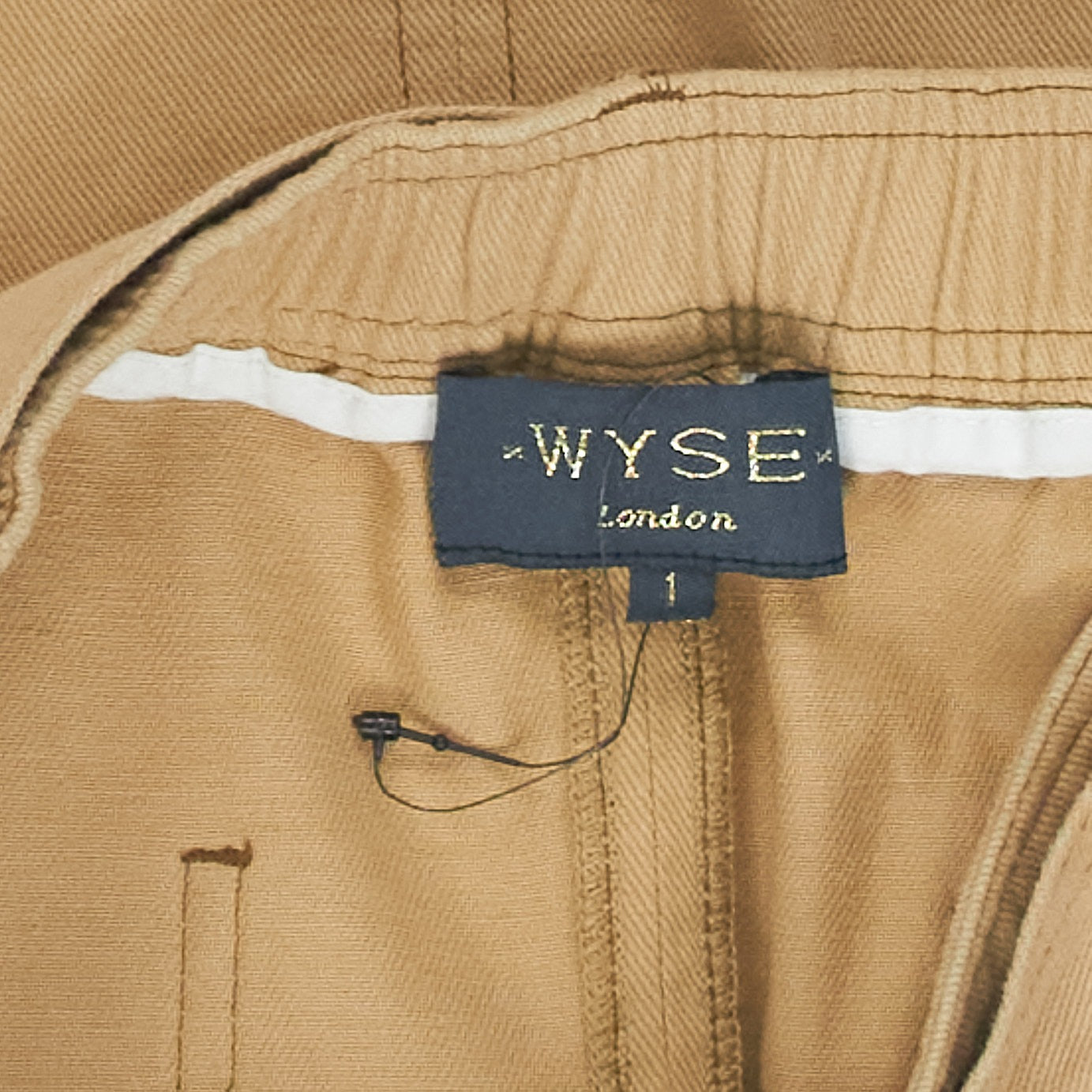 Wyse Beige Pocket Midi Skirt