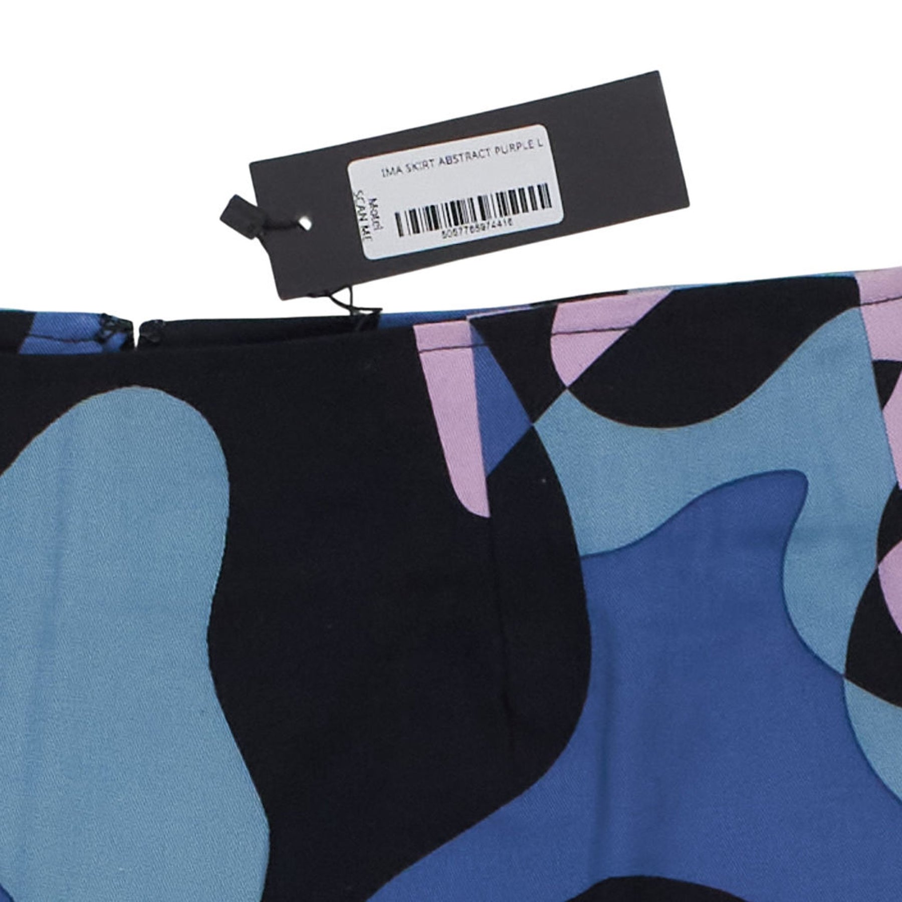 Motel Ima Abstract Purple Mini Skirt