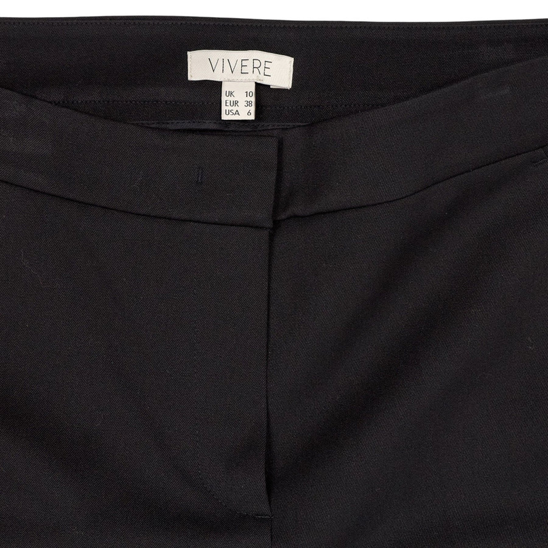 Vivere Black Tailored Trousers