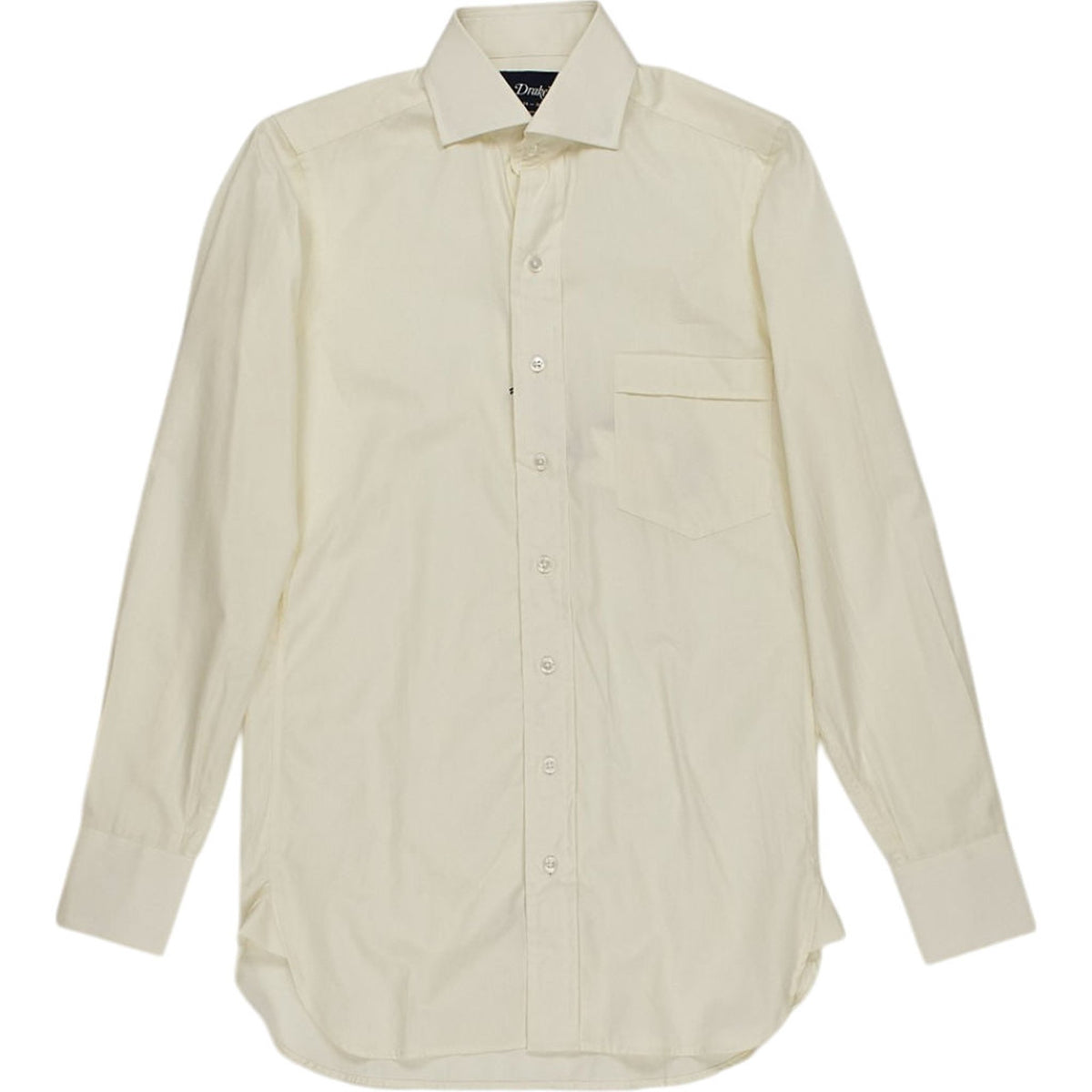 Drake's Cream Long Sleeve Shirt