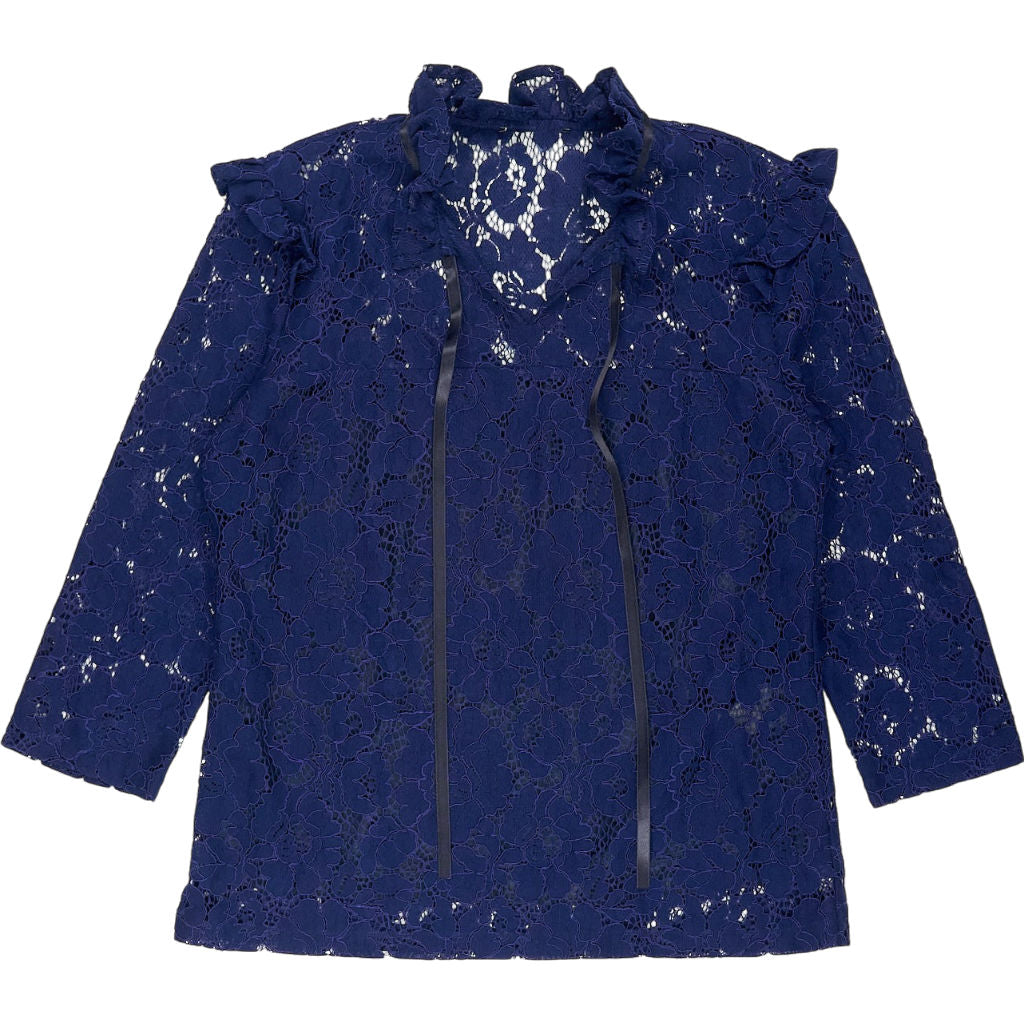 Baukjen Navy Lace Blouse