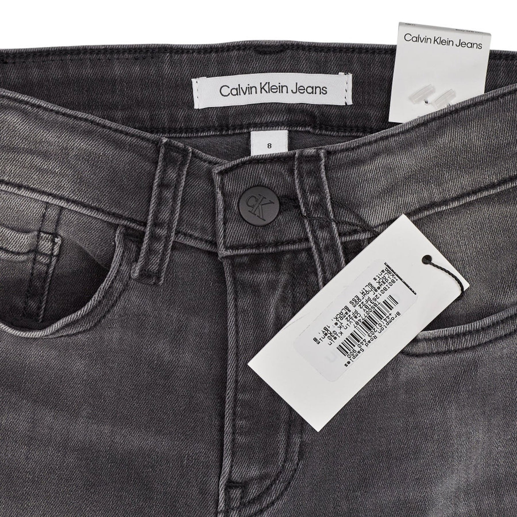 Calvin Klein Washed Black Slim Jeans