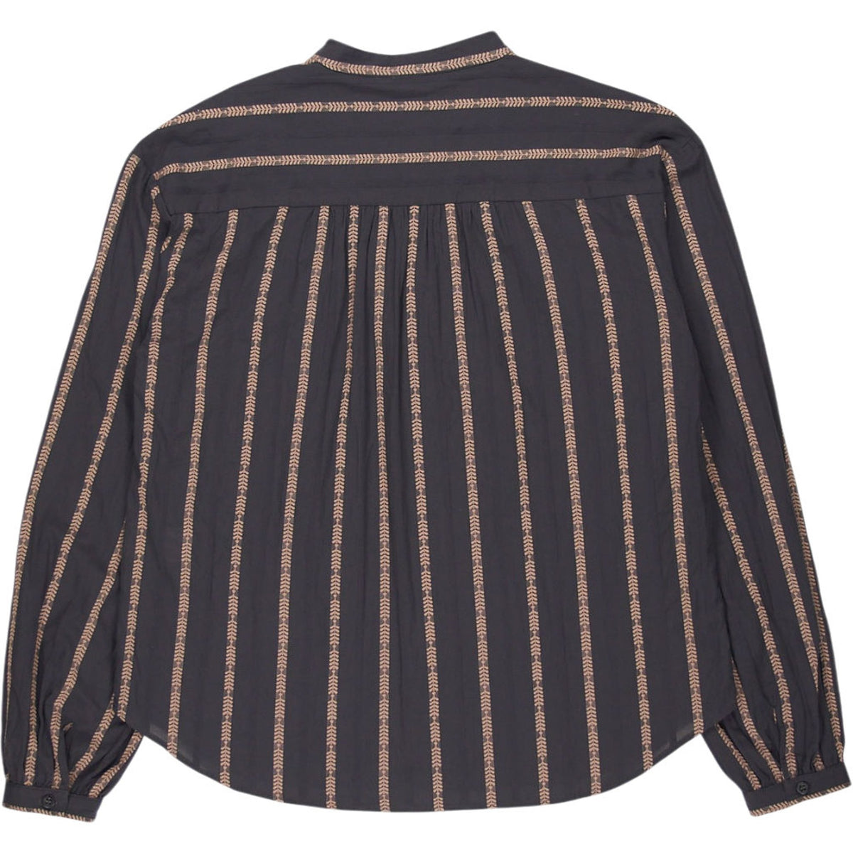Beaufort & Blake Navy Stripe Dobby Top