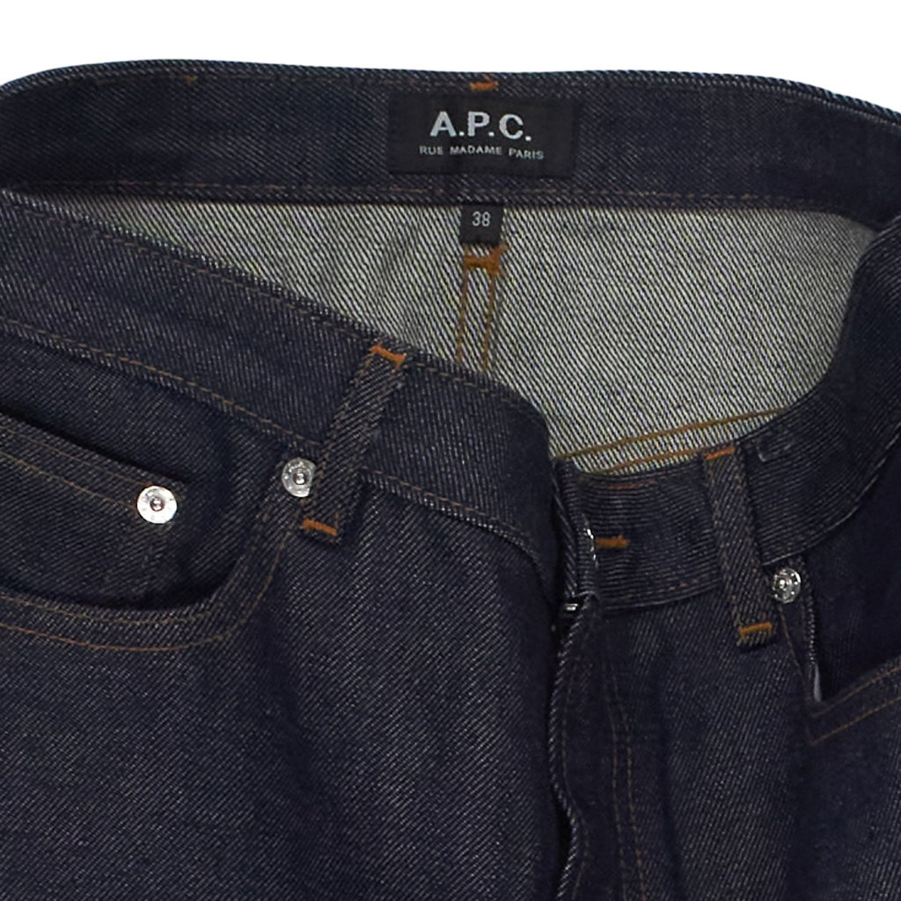 A.P.C. Blue Denim Skirt