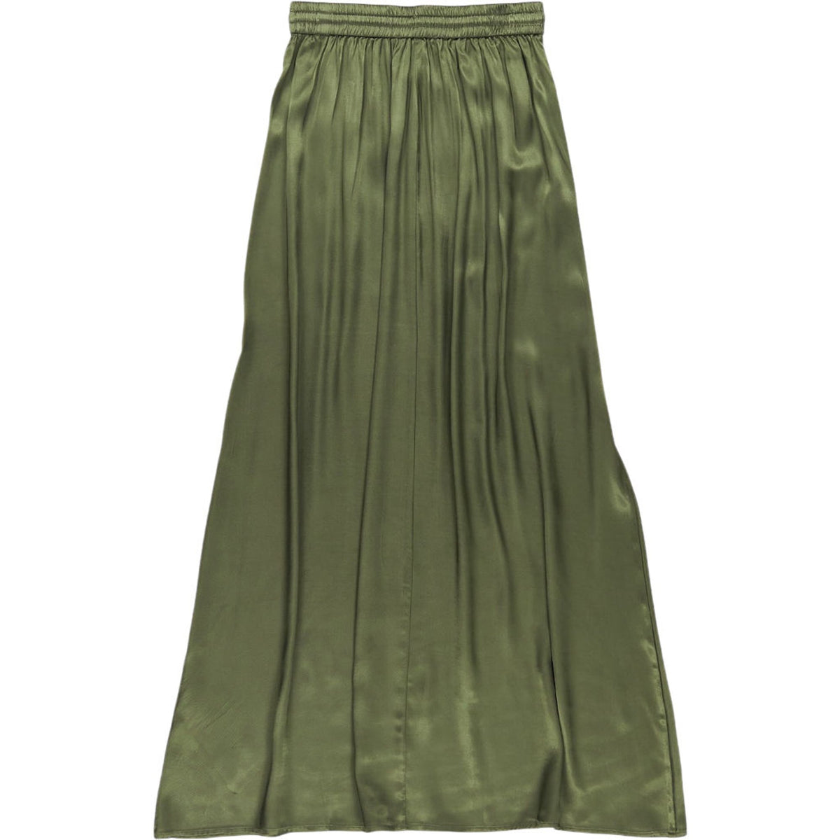 Strong Girls Club Green Viscose Midi Skirt