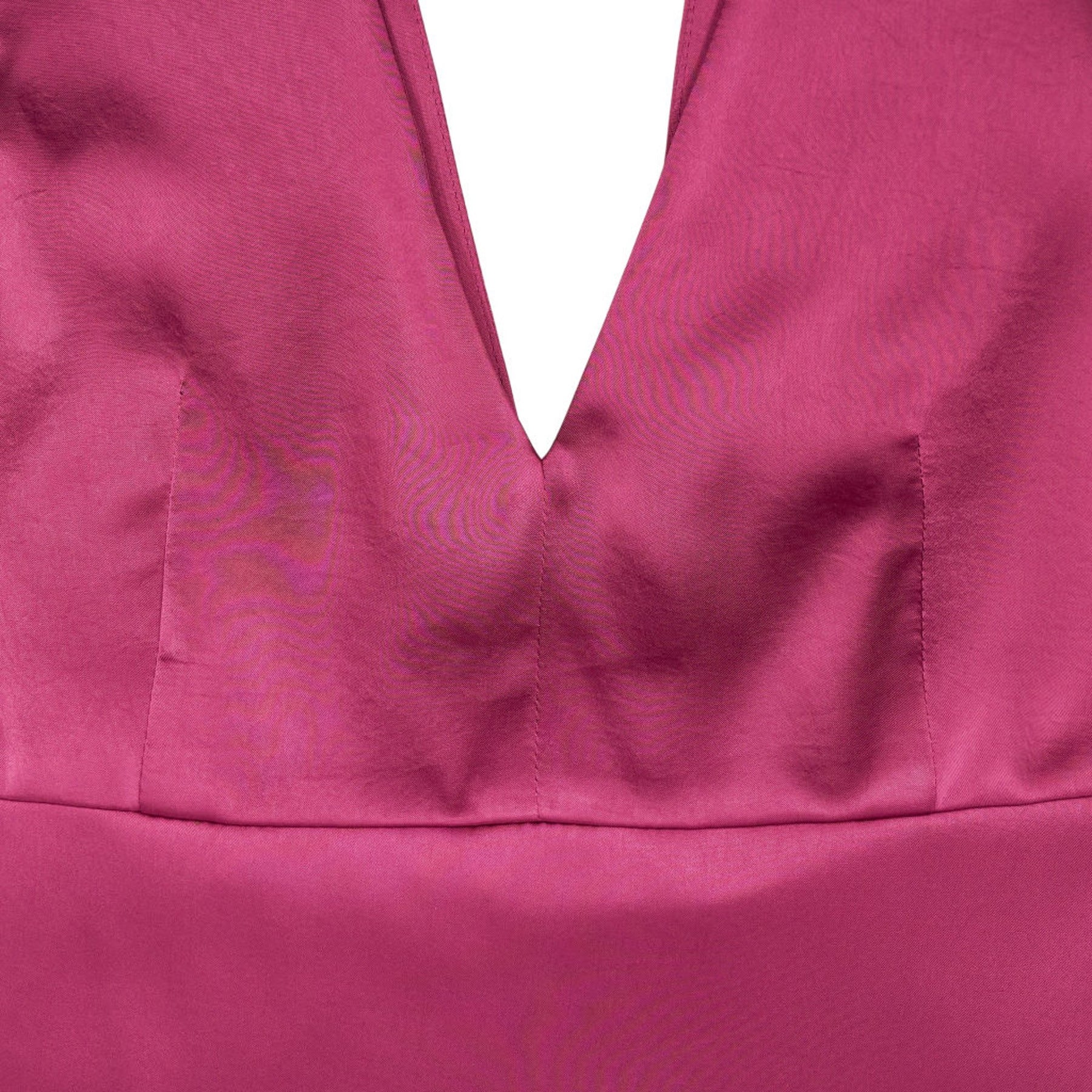 OMNES Pink Satin Bowlyn Dress