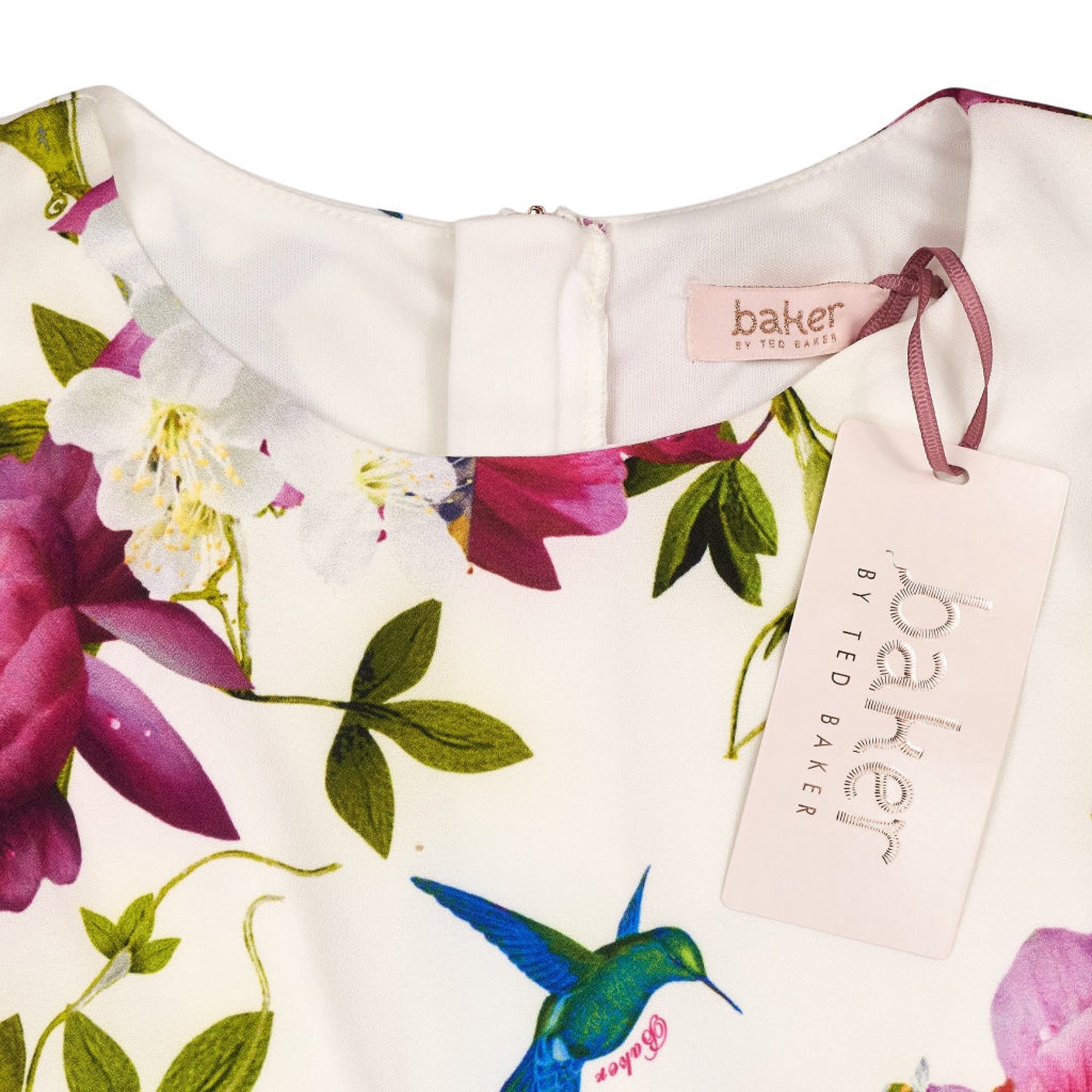 Ted Baker White Floral Playsuit