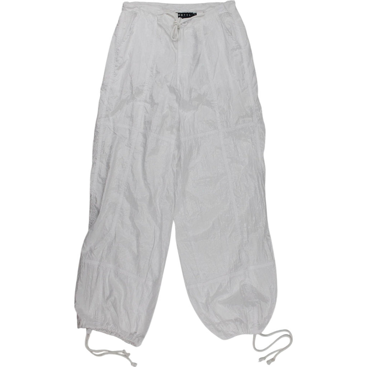 Motel Phil Ivory Parachute Trousers