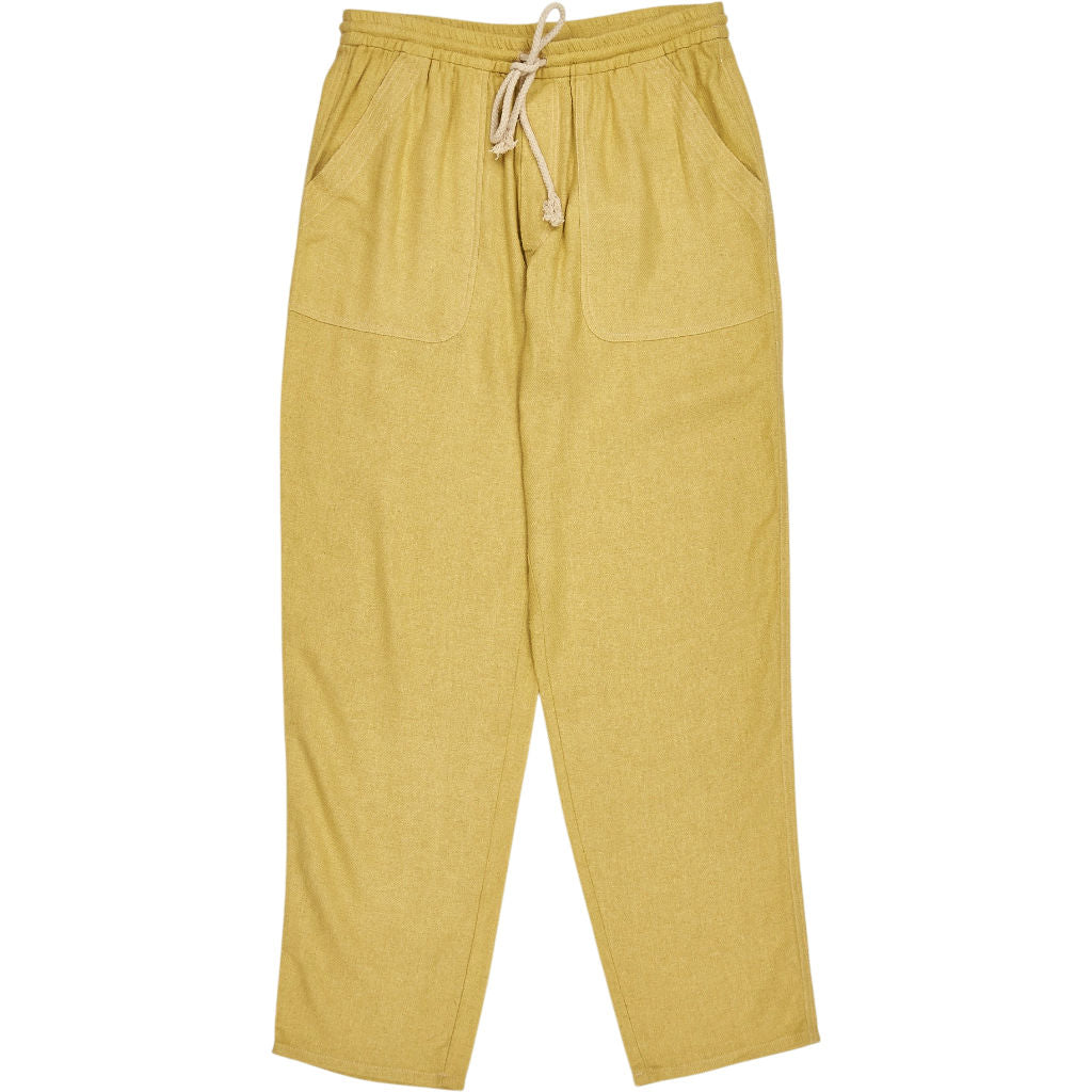 Isabel Marant Yellow Viamao Silk Trousers