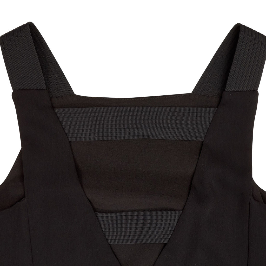 Outline Black Strappy Dress