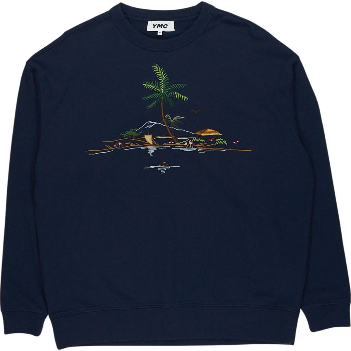 YMC Navy Embroidered Sweatshirt