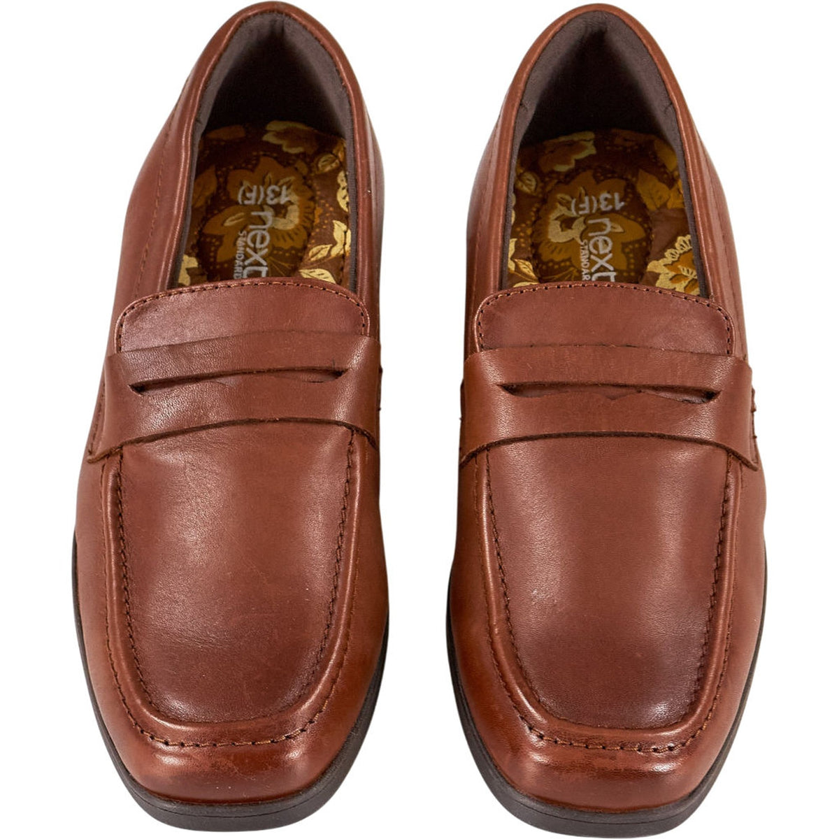 Next Brown Leather Loafers