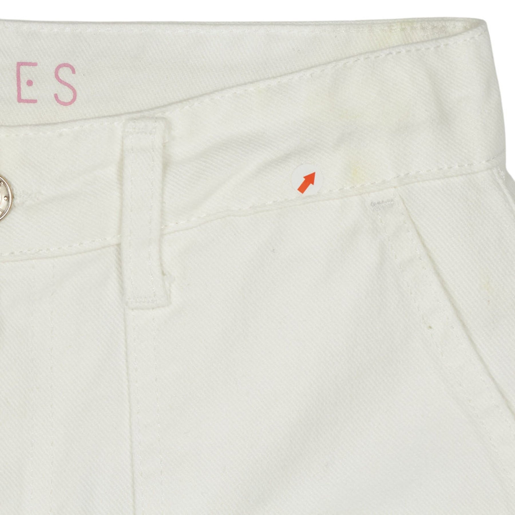 OMNES White Cotton Wide-Leg Trousers
