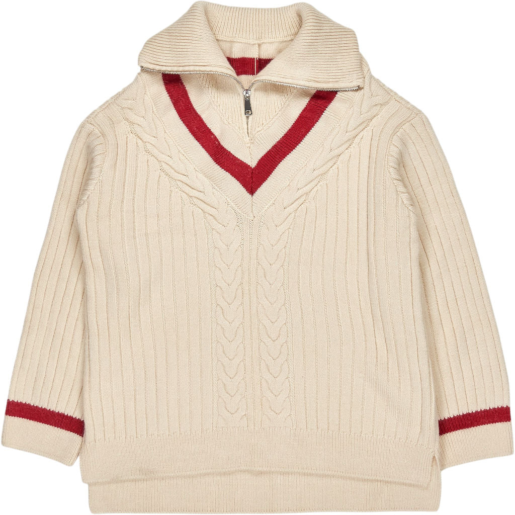 River Island Cream Relaxed Knit Jumper