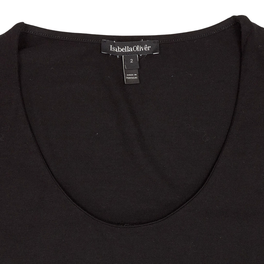 Isabella Oliver Black Long Sleeve Top