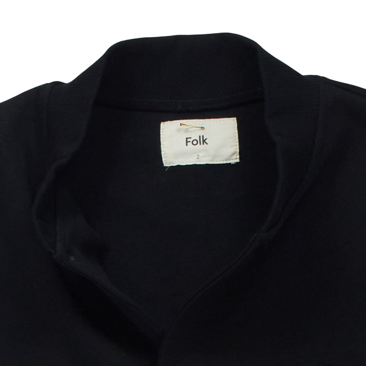 Folk Black Bomber Jacket