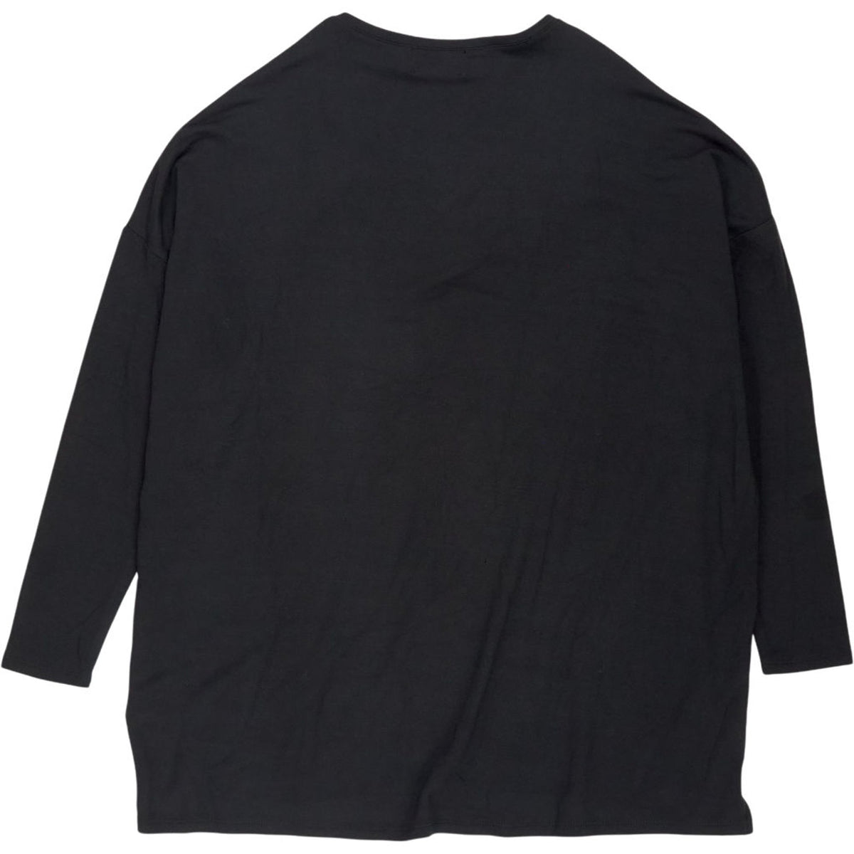Hush Black V Neck Wide Jersey Top